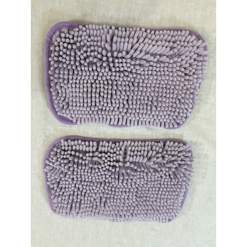 2 Shark Heavy Duty Pad Replacement Light & Easy Steam Mop Purple